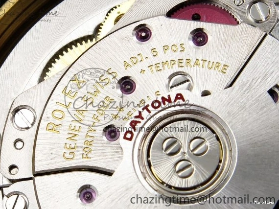 MiroTime 0323 Daytona 116508 QF 1:1 Best Edition Black Diamonds Dial on YG Bracelet SH4130 V3 (Gain Weight) Popular 1719